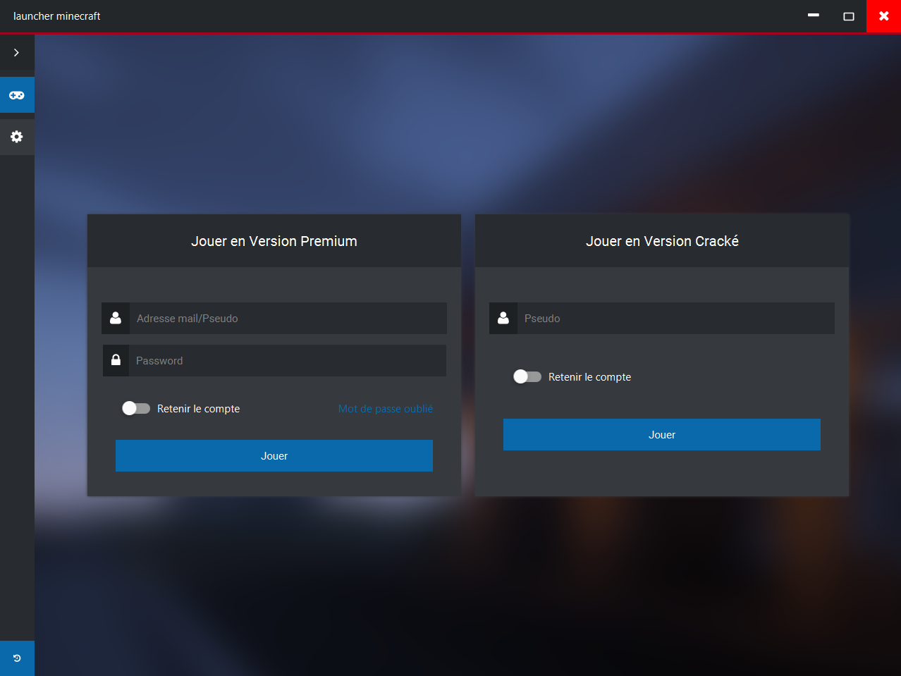 Présentation du launcher
